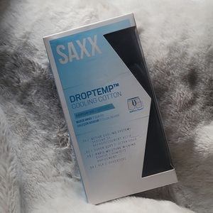 SAXX DROPTEMP cooling cotton Navy boxer brief size Small